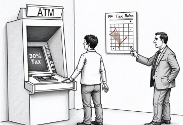 Think before you Withdraw – Tax that can cost you 30% of your PF